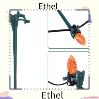 Ethel1 หมุดยึดไฟ 50 100 ชิ้น สําหรับตกแต่งทางเดิน คริสต์มาส สนามหญ้า