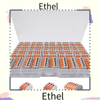 Ethel1 ขั้วต่อเชื่อมสายไฟ 2 3 5 พอร์ต 28-12 AWG ทนทาน 50 ชิ้น