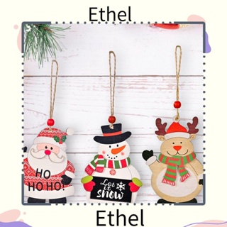 Ethel1 ซานตาคลอส แบบกลวง สําหรับแขวนตกแต่งบ้าน ของขวัญคริสต์มาส DIY