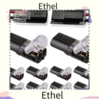 Ethel1 ขั้วต่อสายไฟ Led ปลั๊กได้ 10 ชิ้น