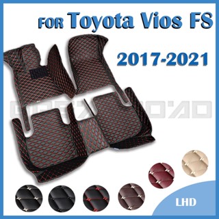 แผ่นรองพื้นรถยนต์ RHD อุปกรณ์เสริม สําหรับ Toyota Vios FS 2017 2018 2019 2020 2021