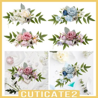 [Cuticate2] Pew ดอกไม้ พิธีแต่งงาน ทางเดิน เก้าอี้ ตกแต่ง ทนทาน สีสันสดใส หรูหรา ตกแต่งเก้าอี้ ดอกไม้ ด้านหลัง สําหรับงานแต่งงาน เทศกาล