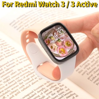 สายนาฬิกาข้อมือซิลิโคน สําหรับ Redmi Watch 3 Active strap Redmi Watch 3