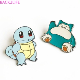 Back2life เข็มกลัดโลหะ รูปการ์ตูนโปเกม่อน Pikachu Psyduck Lapel Pins สําหรับแฟนคลับ