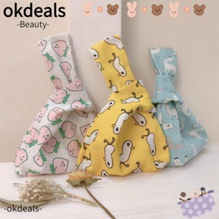 Okdeals กระเป๋าถือ ทรงโท้ท แฮนด์เมด สําหรับผู้หญิง