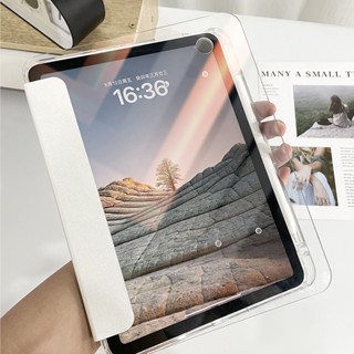 เคสอะคริลิคใส แบบแข็ง พร้อมช่องใส่ปากกา สําหรับ IPad Pro 11 12.9 M2 2022 2021 2020 IPad Pro 12.9 Pro11