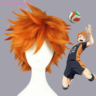 Francesco Haikyuu วิกผมคอสเพลย์ เส้นใยสังเคราะห์ ทนความร้อน สีทอง