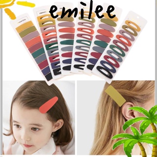 Emilee กิ๊บติดผม ทรงเรขาคณิต สีแคนดี้ 10 ชิ้น/ชุด