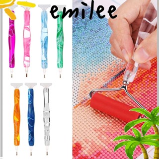 Emilee ปากกาปักครอสสติตช์ เรซิ่น รูปเพชร DIY