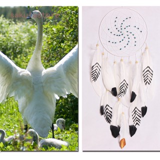 Dreamcatcher - เครื่องรางดักฝัน ขนาดใหญ่ เส้นผ่าศูนย์กลาง 20 ซม. สีขาว