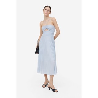 H&amp;M  Woman Pleated halterneck dress 1161569_1