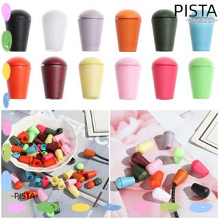 Pista 20 ชิ้น ตัวหยุดกระดิ่ง ปลายสายไฟ ที่มีสีสัน พาราคอร์ด เสื้อผ้า กระเป๋ากีฬา สวมคลิป