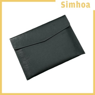 [SIMHOA] แฟ้มหนัง PU พร้อมช่องใส่ปากกา ขนาด A4 อเนกประสงค์ สําหรับใส่เอกสาร เหมาะกับการเรียนการสอน เดินทาง บ้าน ครอบครัว ธุรกิจ