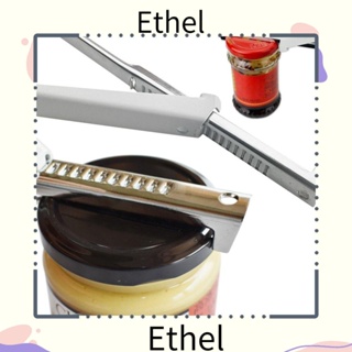 Ethel1 ที่เปิดขวด สเตนเลส ขนาดเล็ก 3/8 นิ้ว ถึง 4 นิ้ว ปรับได้ ประหยัดแรง แบบพกพา