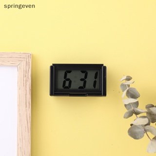 [springeven] นาฬิกาดิจิทัล มีกาวในตัว หน้าปัดแดชบอร์ด พร้อมหน้าจอ LCD จัมโบ้ สําหรับรถยนต์ พร้อมส่ง