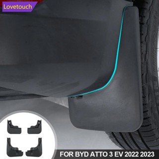 Lovetouch บังโคลนหน้า หลังรถยนต์ อุปกรณ์เสริม สําหรับ BYD Atto 3 EV 2022 2023 M1R5 4 ชิ้น