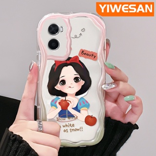 เคสโทรศัพท์มือถือ ซิลิโคนนุ่ม ใส กันกระแทก ลายการ์ตูนสโนว์ไวท์ หลากสี สําหรับ OPPO A76 A96 A36