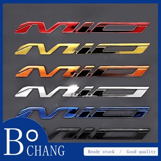 Bochang สติกเกอร์โลโก้ MIO ชุบไฟฟ้า สําหรับติดตกแต่งรถจักรยานยนต์ YAMAHA MIO 151 125 Moto 2 ชิ้น