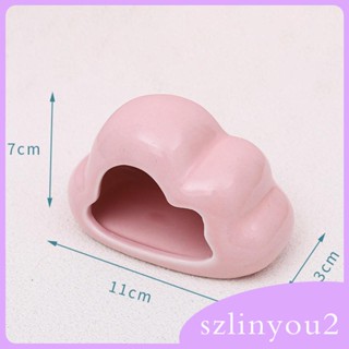 [szlinyou2] บ้านที่นอนเซรามิค สําหรับหนูแฮมสเตอร์ กระต่าย ชิปมังค์ ชินชิล่า กระรอก