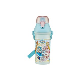 Skater Water Bottle, HIROGARU SKY PRETTY CURE, 480ml, for children, Antibacterial, Plastic, Made in Japan, PSB5SANAG-A