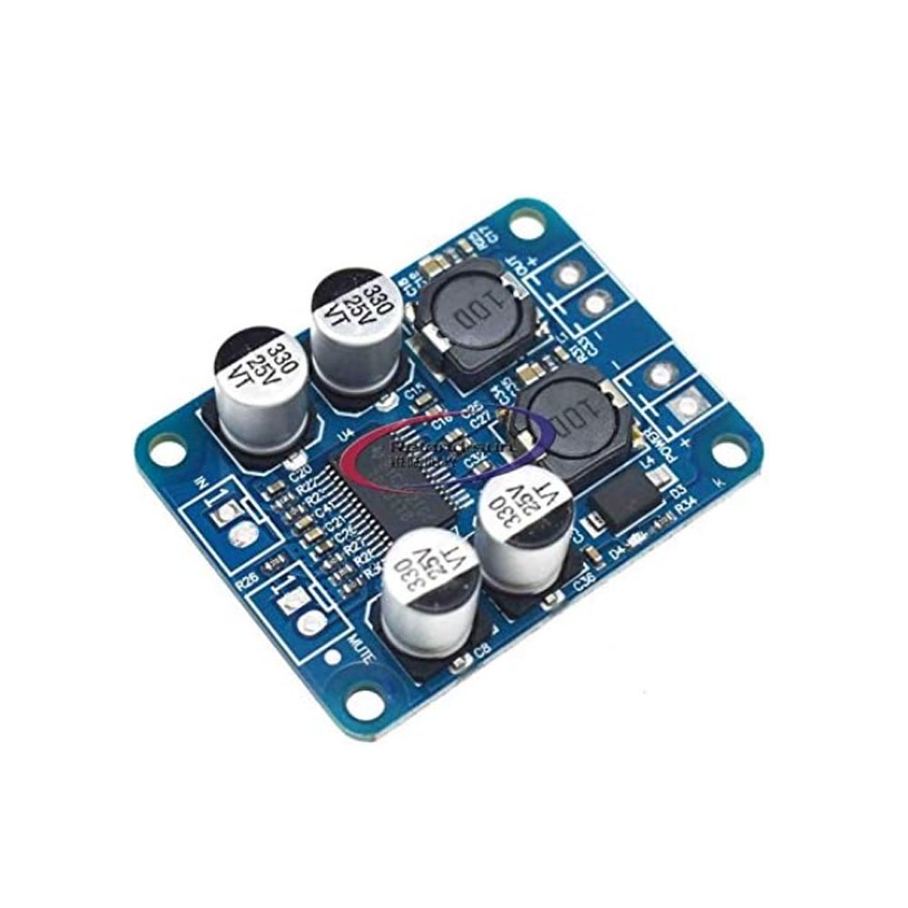 บอร์ดขยายเสียงดิจิทัลโมโน TPA3118 PBTL 1X60W 12V 24V