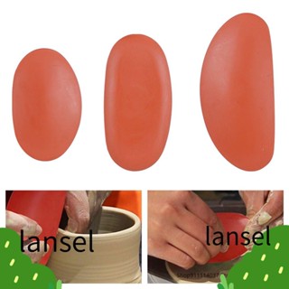 Lansel เครื่องปั้นดินเผา สีแดง ขูดดินเผา ทํามือ DIY รูปปั้นนิ่ม เครื่องมือสร้าง