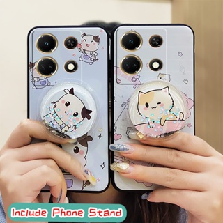 Cartoon glisten Phone Case For infinix Note30 VIP/X6710 Waterproof Kickstand TPU drift sand protective Fashion Design