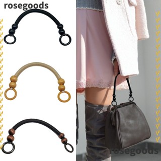 Rosegoods1 สายคล้องกระเป๋าสะพายไหล่ เชือกไนล่อนถัก แฮนด์เมด