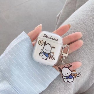 เคสใส แบบนิ่ม ลายการ์ตูน สําหรับป้องกันหูฟัง Airpods 1 2 3 Pro 2 i12