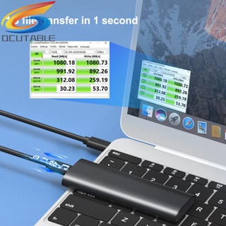 [Qcutable.th] กล่องฮาร์ดดิสก์ไดรฟ์ภายนอก K1689 M.2 SATA NVME