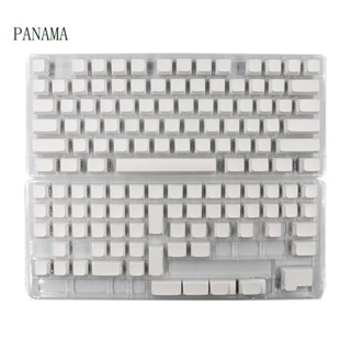 Nama ปุ่มกดคีย์บอร์ด PBT 134 คีย์ สีขาว สําหรับคีย์บอร์ด Mechanical