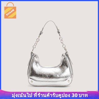 พร้อมส่ง กระเป๋าสะพายไหล่ หนังวัว แบบพกพา ระดับไฮเอนด์ สําหรับผู้หญิง