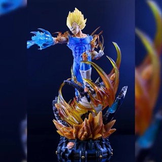 ((พร้อมส่ง) โมเดลฟิกเกอร์ Dragon Ball LS Vegeta เรืองแสง สามหัว หลากสี สําหรับตกแต่ง