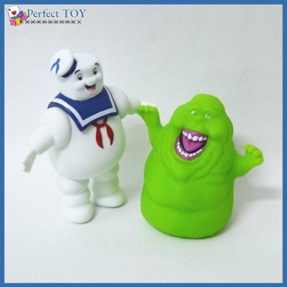 Pst ฟิกเกอร์ Marshmallow Man Slimer Green Ghost ของเล่นสําหรับเด็ก