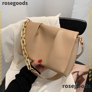 Rosegoods1 กระเป๋าถือแฟชั่น ทรงสี่เหลี่ยม ขนาดเล็ก สไตล์เรโทร