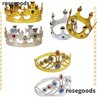 มงกุฎเจ้าหญิง Charles Coronation เครื่องประดับ สีทอง ของเล่นฮาโลวีน ROSEGOODS1