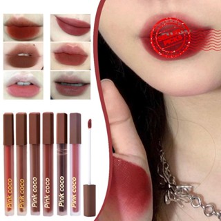 Pink Coco ลิปโคลน เนื้อแมตต์ ซาติน สีชมพู ติดทนนาน J9L7