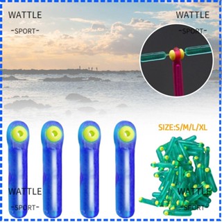 Wattle ทุ่นลอยน้ํา แกนคู่ ความโปร่งใสสูง อุปกรณ์เสริม สําหรับตกปลา 100 ชิ้น