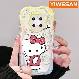 เคสโทรศัพท์มือถือใส แบบนิ่ม ลายการ์ตูนคิตตี้ กันกระแทก สําหรับ Huawei Mate 30 Pro Mate 40 Pro P30 Pro P40