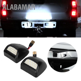 ALABAMAR 2 ชิ้นป้ายทะเบียนไฟสัญญาณไฟ DC12V เหมาะสำหรับ Cadillac Escalade 2545-2549