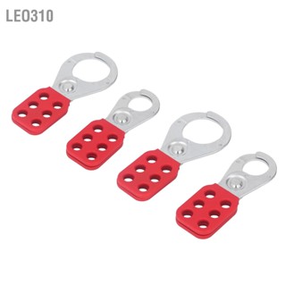 Leo310 2 ชุดล็อคออก Hasps 6 รู Interlock Hasp ไนลอนจับเหล็กอุตสาหกรรมความปลอดภัย 1in 1.5in