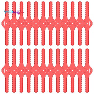 หัวใบมีดเครื่องตัดหญ้า พลาสติก แบบเปลี่ยน สําหรับเครื่องตัดหญ้าไร้สาย 24 ชิ้น