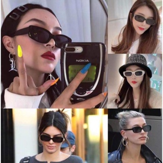 women Unisex retro small frame oval sunglasses Clearance sale