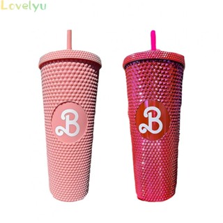 ⭐24H SHIPING ⭐Straw Cup Food Grade PP Gifts Large Capacity Pink Pink Style With Straw