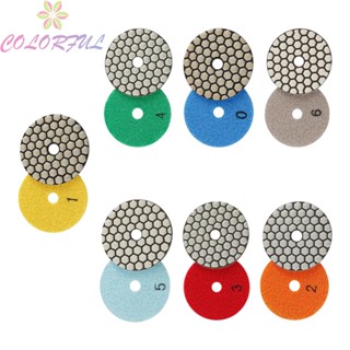 【COLORFUL】Versatile Diamond Sanding Disc for Grinding and Polishing Marble and For Granite