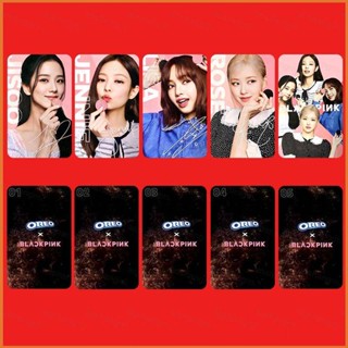 Yt3 โปสการ์ดอัลบั้ม BLACKPINK OREO JENNIE Pink ink ROSE TY3 4 5 ชิ้น ต่อชุด