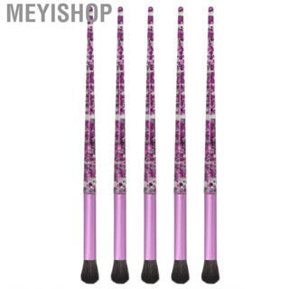 Meyishop Eyeshadow Brushes Set Clean Easily Glitter Handle Precise Nose Shadow Professional for  Home