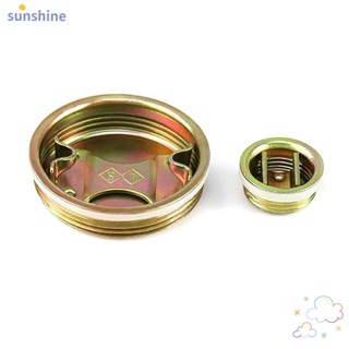 Ssunshine ฝาครอบเหล็ก 2 นิ้ว และ 3/4 นิ้ว 10 ชิ้น