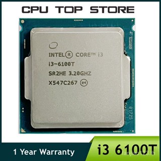 โปรเซสเซอร์ CPU Intel core i3 6100T i3-6100T 3.2GHz แกนคู่ 3M 35W LGA 1151