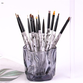 วัสดุเพ้นท์เล็บ Nail Enhancement Pen Nail Art Pen Set Nail Decoration Gradient Pen Light Therapy Pen nuuo